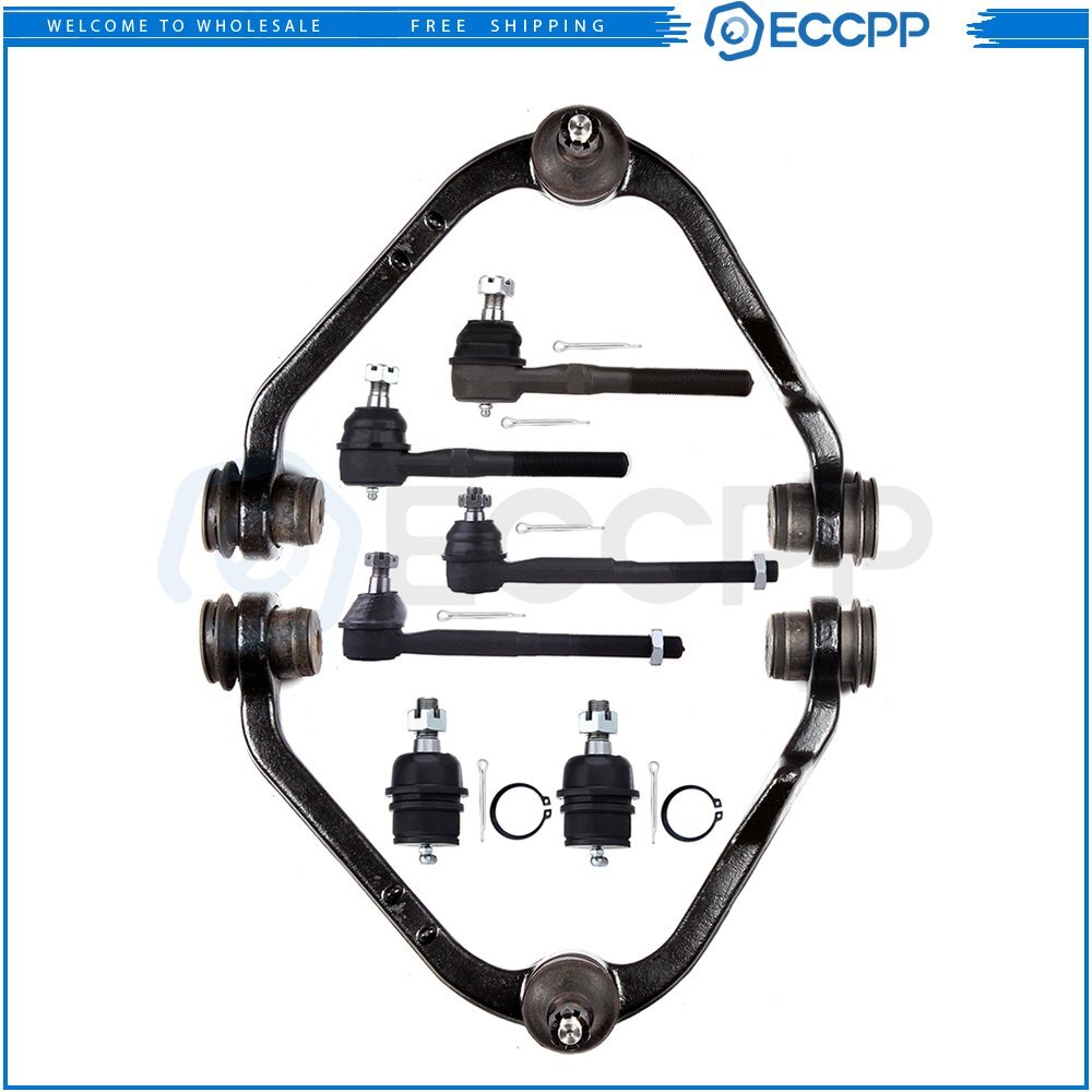 Front Upper Control Arm And Ball Joint Tie Rod End For 1997-2002 Ford Expedition 6B93BC-57