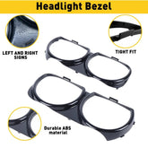 Front Headlight Lamp Bezel Trim Left & Right for 2015-20 Dodge Challenger US EOA 6B93BC-57