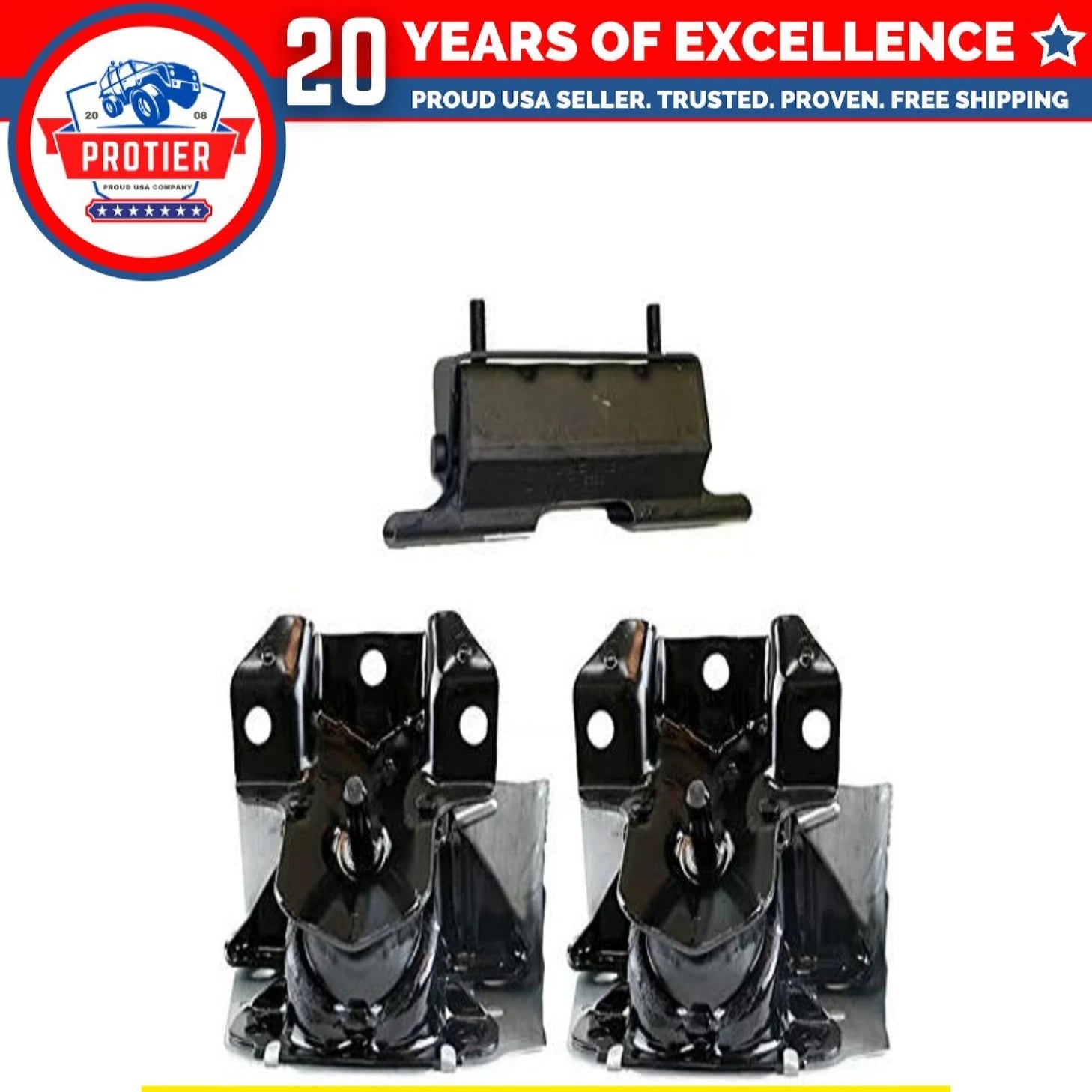 Motor & Trans Mount for Chevrolet Silverado 1500 4.3L 07-13 4WD 6B93BC-57