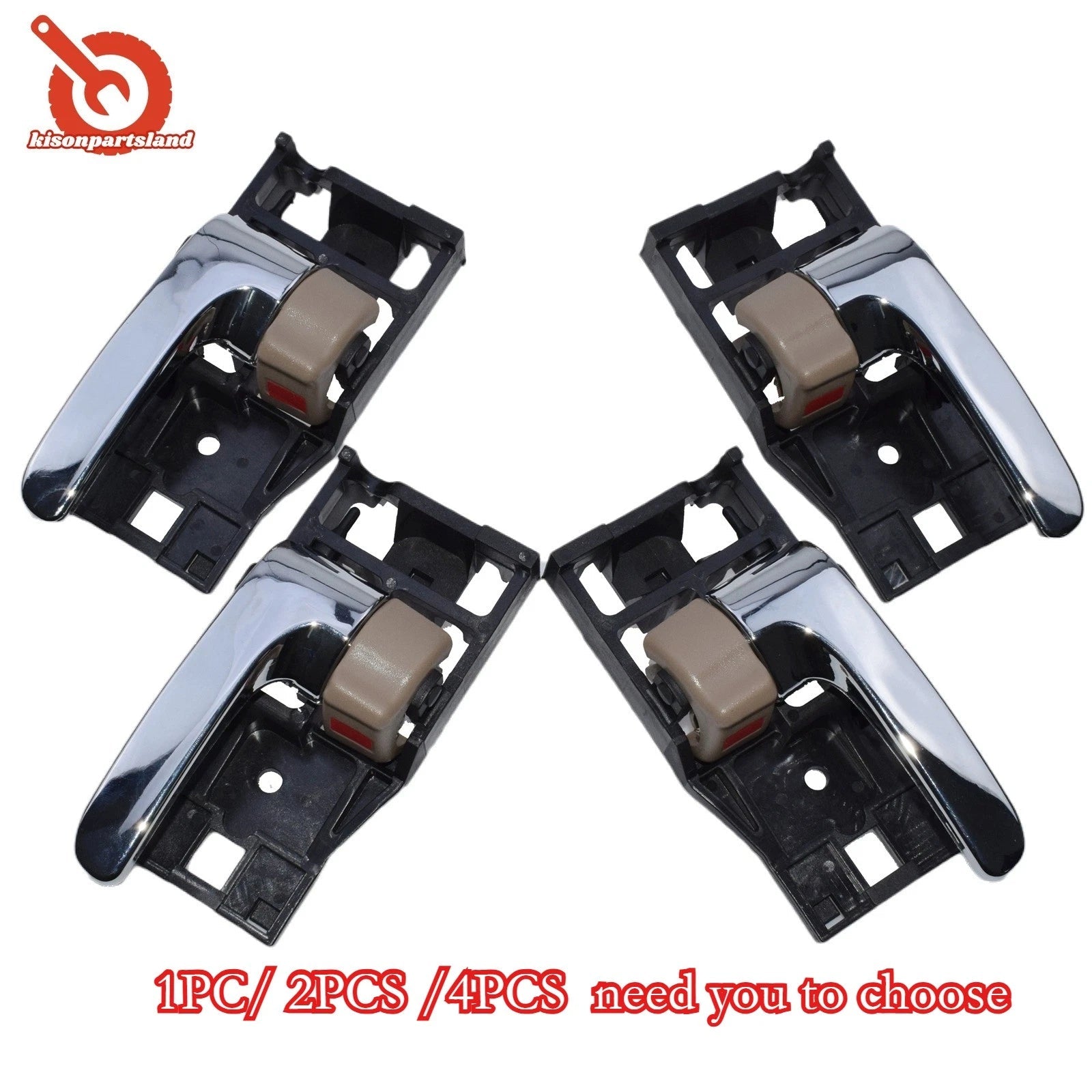For Toyota Avalon 2000-2004 Inside Interior Door Handle Brown & Chrome Lever 6B93BC-57