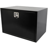 36"x24"x24" Aluminum Tool Box Truck Bed Trailer RV Toolbox W/ 2x Chain+1x Lock