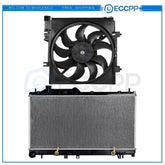 Electric Radiator Cooling Fan Kit For 2008 2009 2010 2011-2016 Subaru Impreza 6B93BC-57