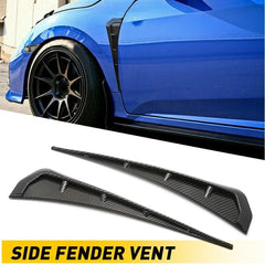 2pcs Carbon Car Fiber Side Fender Vent Air Wing Cover Trim Exterior Accessories 6B93BC-57
