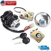 For Suzuki GZ125 Marauder 98-03 GZ250 99-11 Ignition Switch Gas Cap Lock Set US