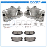 Rear Brake Calipers Brake Pads Set 6Pcs Zinc For 2004-2005 Buick Century