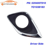 Fog Light Lamp Cover Driver Side For 2013-2016 Toyota Venza 2.7L 3.5L TO1038183 6B93BC-57