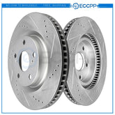 Front Brake Discs Rotors For Lexus ES350 ES300h Toyota Rav4 Avalon Camry Matrix 6B93BC-57