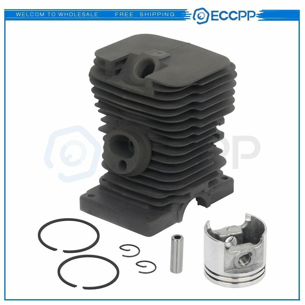 37mm Cylinder Head Piston Kit For Stihl 017 MS170 Pin Ring Circlips 6B93BC-57
