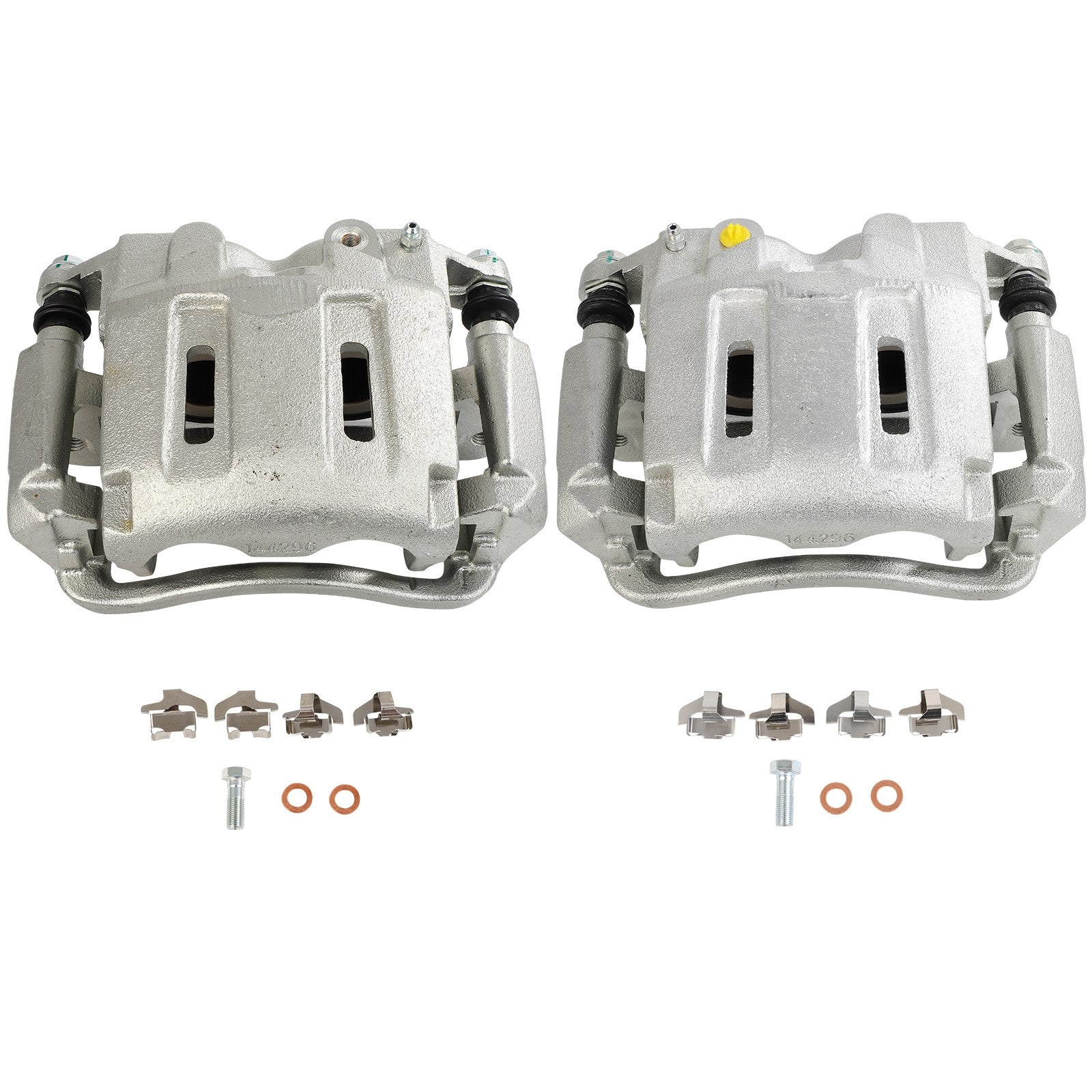 Front Brake Calipers 2Pcs Set For 2011 Ford F-450 Super Duty 18B4997 18B4996 6B93BC-57
