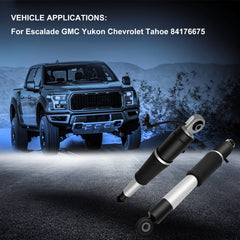 Pair Rear Air Shock Absorbers For Escalade GMC Yukon Chevrolet Tahoe 84176675