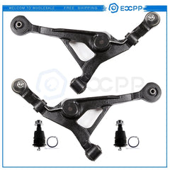 4Pc Front Lower Control Arms Upper Ball Joints For 2001-2006 Sebring Stratus 6B93BC-57
