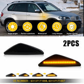 2X Dynamic Blink Fender LED Side Marker Light For BMW X3 F25 X5 E70 X6 E71 E72 A 6B93BC-57
