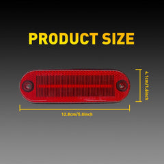 For 1996-00 Toyota RAV4 Red Rear Bumper LED Side Marker Lights Left Right 2x EOA 6B93BC-57