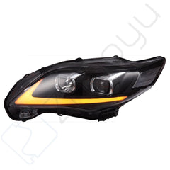Pair LED Headlights Assembly For 2011-2013 Toyota For Corolla 1.8L 2.4L Black 6B93BC-57