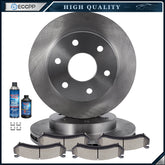 Fits 2002-2005 Cadillac Escalade 5.3L Front Sloid Brake Rotors & Ceramic Pads 6B93BC-57