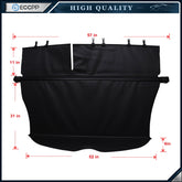 Tonneau Retractable Security Cargo Cover Black For Toyota Highlander Limited LE 6B93BC-57