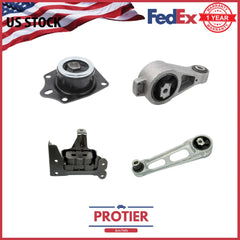 Engine & Trans Mount Set for 2003-2008 Chrysler PT Cruiser 2.4L Auto Turbo 6B93BC-57