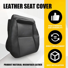 Driver Passenger Bottom Leather Seat Cover For 08-14 Mercedes Benz C250 300 350 6B93BC-57
