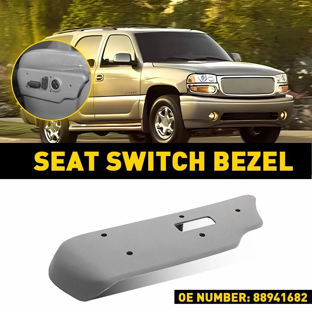 Seat Switch Bezel Driver Side for Chevy 2003-2007 Silverado 1500 HD 2500 HD 3500 6B93BC-57