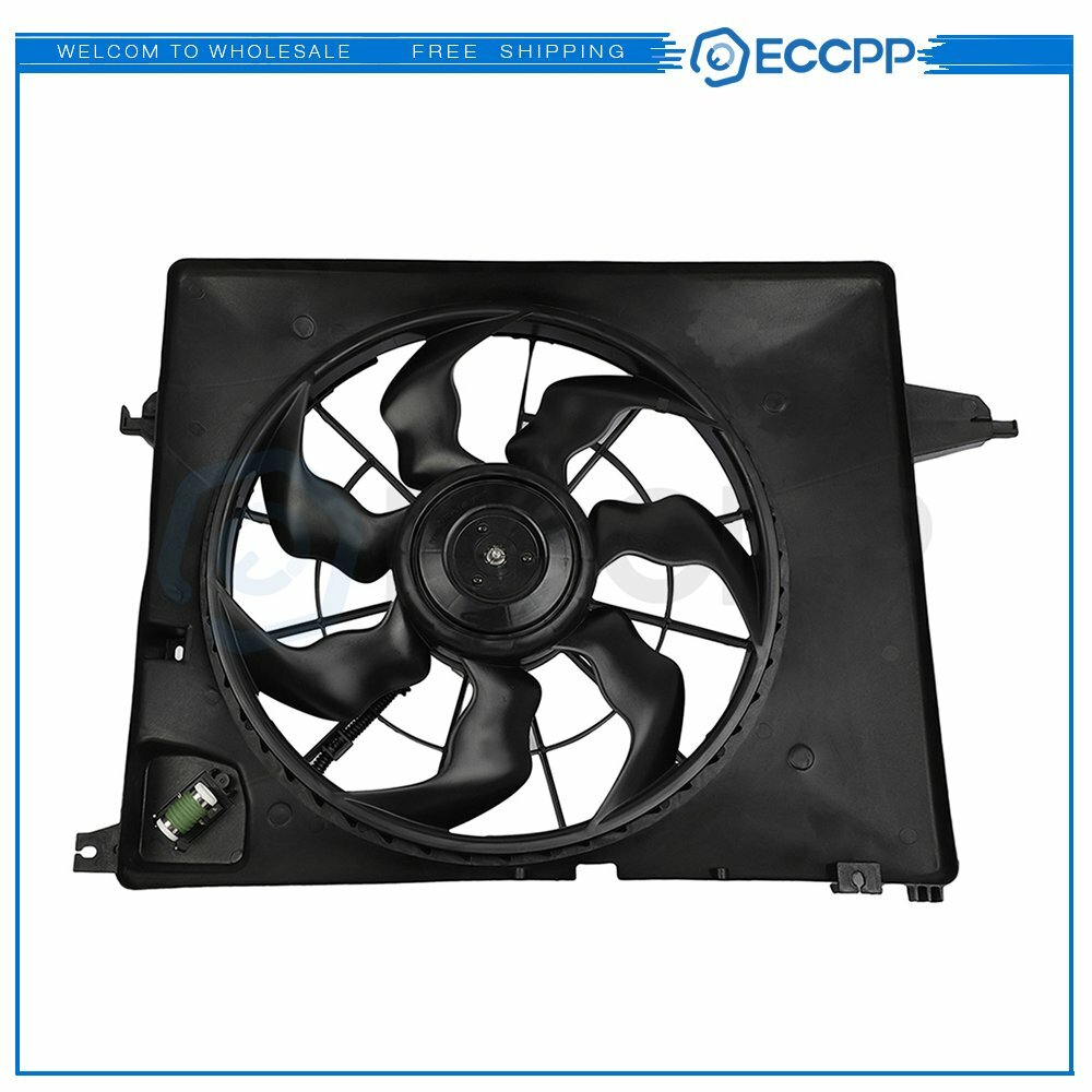 Electric Radiator Cooling Fan Assembly For 2011 2012 2013 Kia Sorento 622730 6B93BC-57