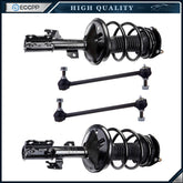 4pc Front Strut Assembly Sway Bar Link Kit for 02-2003 Toyota Camry Lexus ES300 6B93BC-57