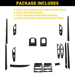 For Infiniti G25 G37 3D Carbon Fiber Pattern Interior DIY Trim Decals 6B93BC-57