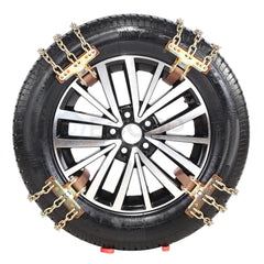 Auto Off-road Car SUV Tire Snow Anti-skid Chains For 165-275mm Universal Chains 6B93BC-57