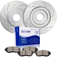 Front Brake Rotors Ceramic Pads for Nissan Altima Maxima INFINITI I35 3.5L V6 6B93BC-57