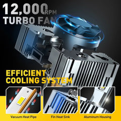 2X AUXITO D5S LED Headlight Bulb for Chevrolet Silverado 1500 2016 17 18-2020 EA AUXITO