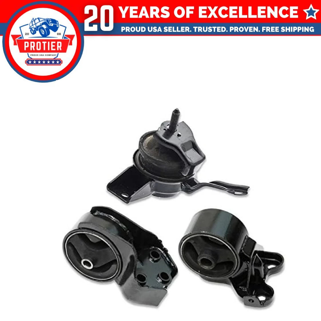 Engine Motor Mount for 2007-2009 Kia Spectra/ Spectra5 2.0L for Auto Set 3PCS 6B93BC-57
