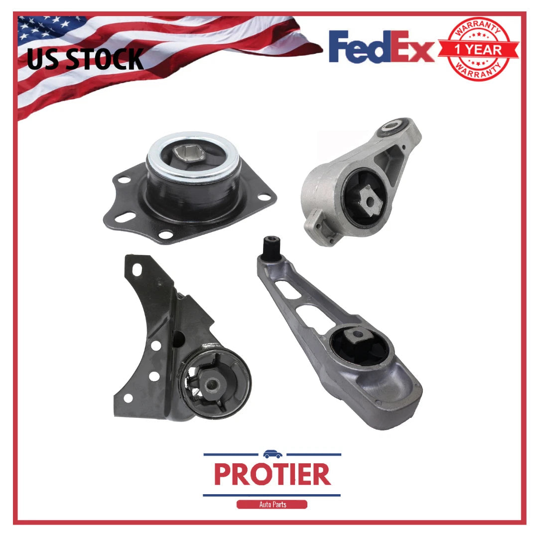 Engine & Trans Mount Set 4PCS for Chrysler Dodge Passenger Passenger Car Neon L 6B93BC-57
