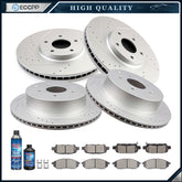 Ceramic Brake Pads And Rotors Front Rear For Nissan Murano LE S SL SV 3.5L