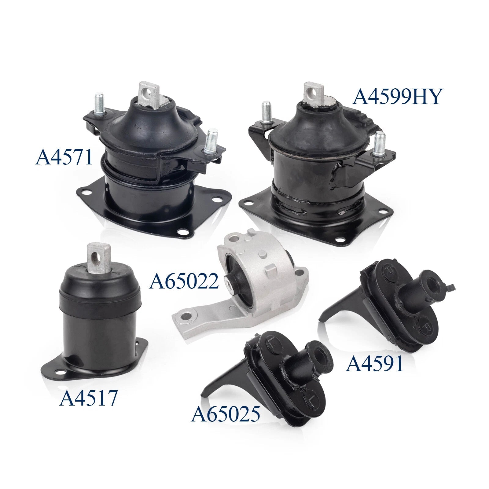 Engine Mount Set compatible with Acura 2007-2008 TL V6 3.2L 3.5L 6B93BC-57