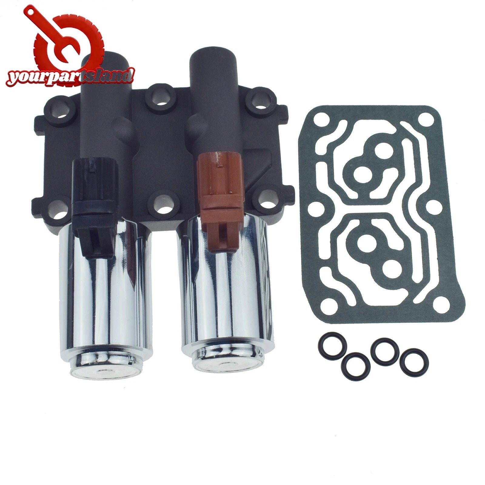 Transmission Dual Linear Shift Solenoid For Honda Accord CRV Acura 28260-PRP-014 6B93BC-57