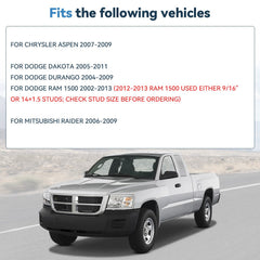 4 Pcs 2" 5x5.5 5x139.7 Wheel Spacers 9/16"x18 For Dodge Ram 1500 2002-2010 2011 6B93BC-57
