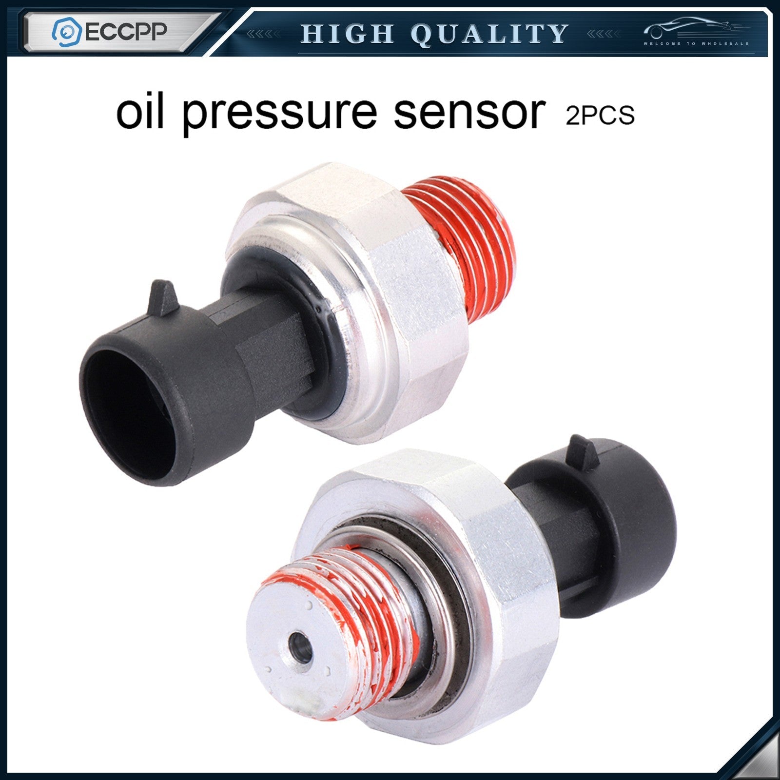 ECCPP For Cadillac Escalade 03-08 2x Engine Oil Pressure Sensor 200GE119GT615R ECCPP