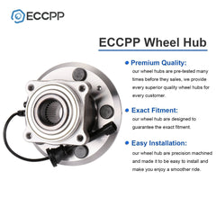 2P Wheel Hub Bearings Rear For 2010-2015 2016 2017 Chevrolet Equinox GMC Terrain 6B93BC-57