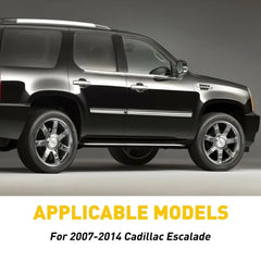 Glossy Black Pillar Post for Cadillac Escalade 07-14 Set Door Trim Cover Kit EOA 6B93BC-57