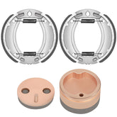 For 88-02 Yamaha Blaster 200 YFS200 Front Brake Shoes + Sintered Rear Brake Pad 6B93BC-57