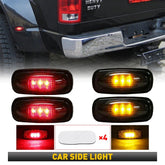 For 03-09 Dodge Ram 2500 3500 Dually Bed LED Fender Side Marker Lights Smoked 4X 6B93BC-57