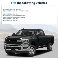 4 Pcs 2.5" 8x6.5 Wheel Spacers 9/16"-18 For Ford F-250 F-350 Dodge Ram 2500 3500