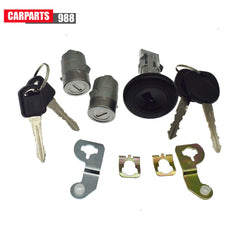 Ignition & Door Lock Cylinder W/Keys for 2001-06 Chevy GMC Silverado Tahoe Yukon 6B93BC-57