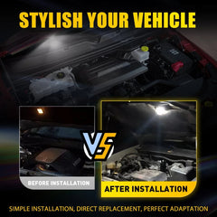 LED Under Hood Light w/ Wiring Harness For 2001-2010 Dodge Ram 1500 2500 3500 EA 6B93BC-57