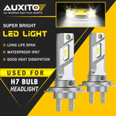 H7 LED Headlight Bulb Kit High or Low Beam 6500K Super White 40000LM Lights E4EA 6B93BC-57