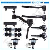 11pcs Front Tie Rod Ends Sway Bars For Chevrolet S10 Blazer GMC Sonoma Jimmy