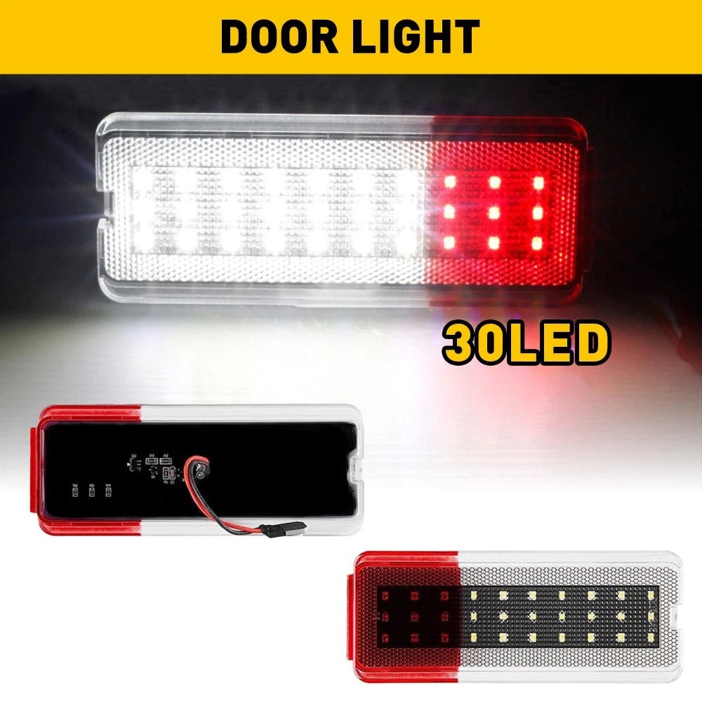 2 X Interior Door Panel Light Reflector For 99-07 Ford Super Duty F250 F350 F450 6B93BC-57