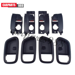 8Pcs Interior Door Handle & Bezel Front Rear LH RH For Hyundai Accent 2007-2011 6B93BC-57