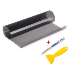 Light Smoke Gloss Vinyl Film Tint 12" x 72" Headlight Taillight Fog Wrap Cover A 6B93BC-57