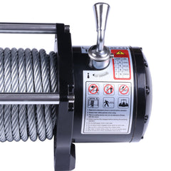 For 1960-2018 Toyota 12000LBS Steel Rope Off Road 4WD 12V Electric Winch Towing 6B93BC-57