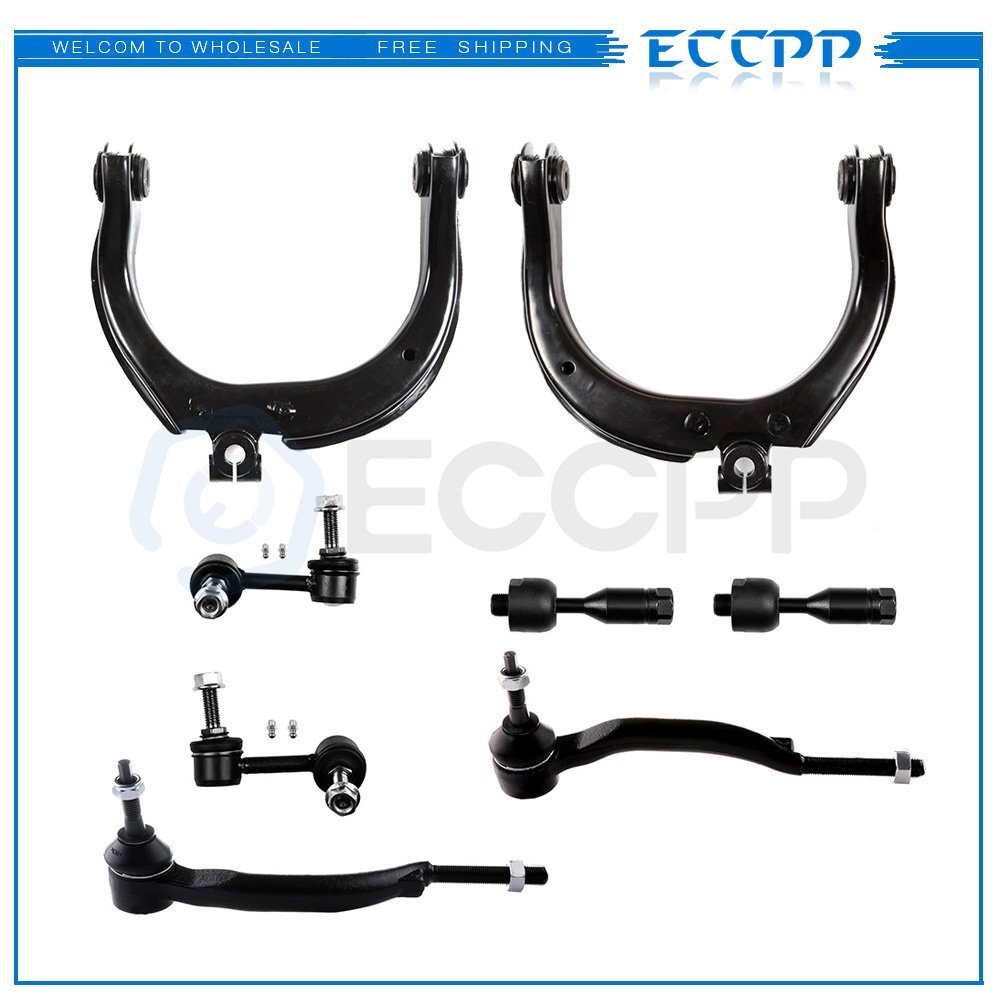 8PCS Tie Rod Control Arm Sway Bar Link Parts Fits 2002 Chevrolet GMC Oldsmobile 6B93BC-57